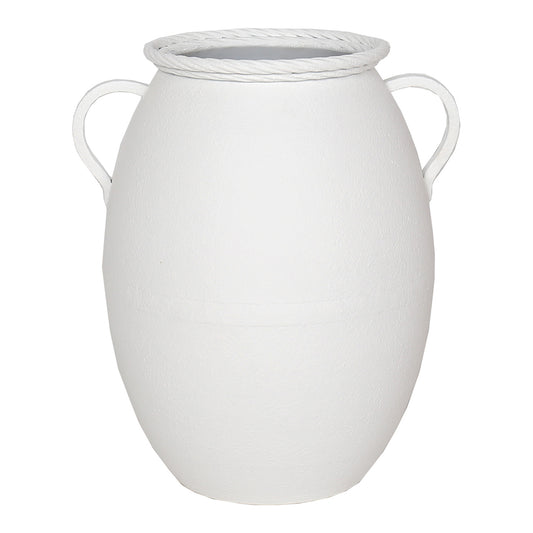 Artisan Two Handle Decorative Vase w Coil Rim 42cm - Image 2