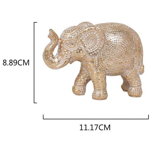 Ornate Gold Elephant 11cm - Image 2