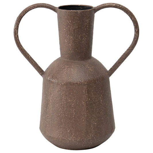Artisan Aged Vase w Heart Handles 37cm - Image 2