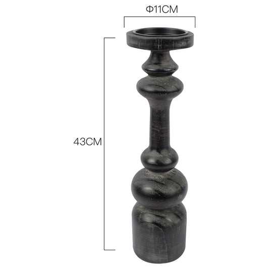 Nero Bold Pillar Candleholder 43cm - Image 2