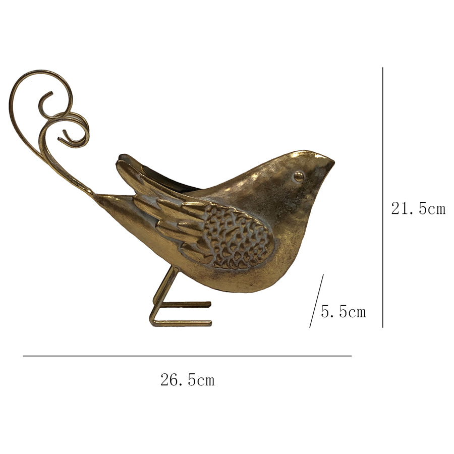Lustre Gold Bird 27x21cm - Image 3