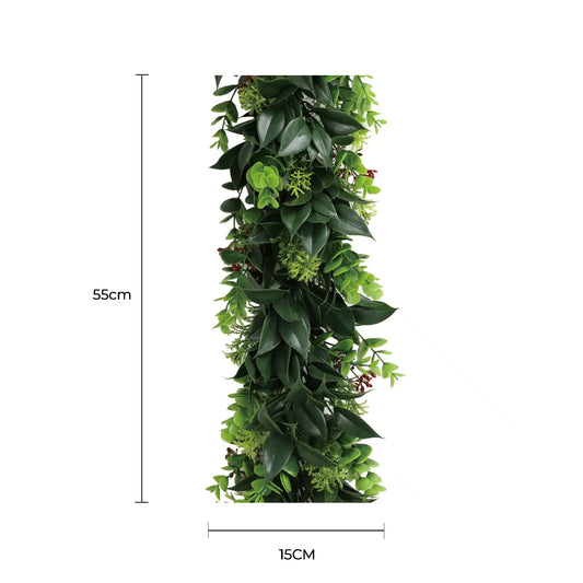 Artificial Extendable Hanging Wreath UV Resistant 55cm - Image 2
