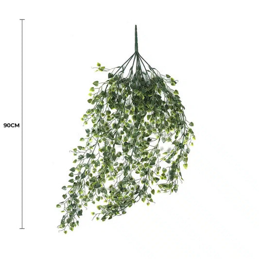 Artificial Hanging Plant (Heart Leaf) UV Resistant 90cm - Image 2