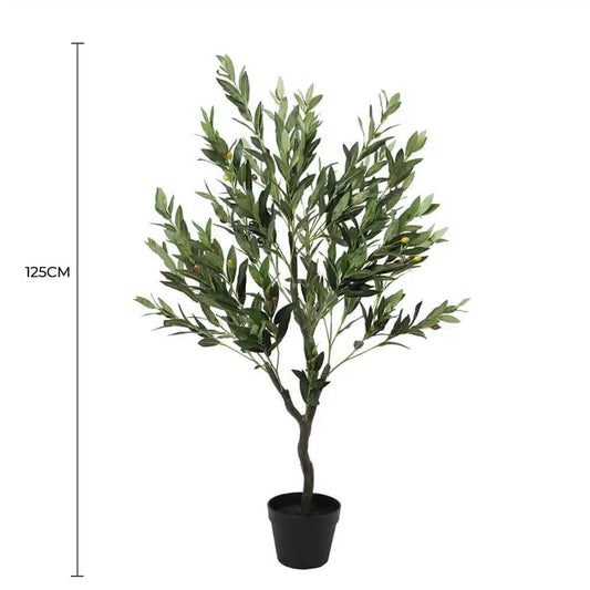 Artificial Olive Tree with Olives 125cm - Image 2