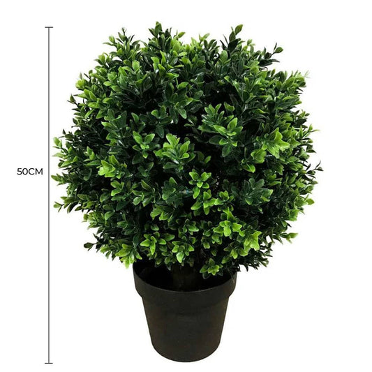 Artificial Topiary Shrub (Hedyotis) UV Resistant 50cm - Image 2