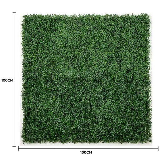 Boxwood Hedge Screen Green Wall Panel UV Resistant 100cm x 100cm - Image 2