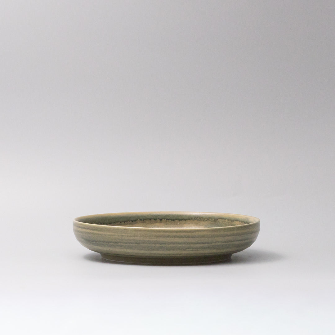 Plate High Rim 22cm Washed Fern - Image 4