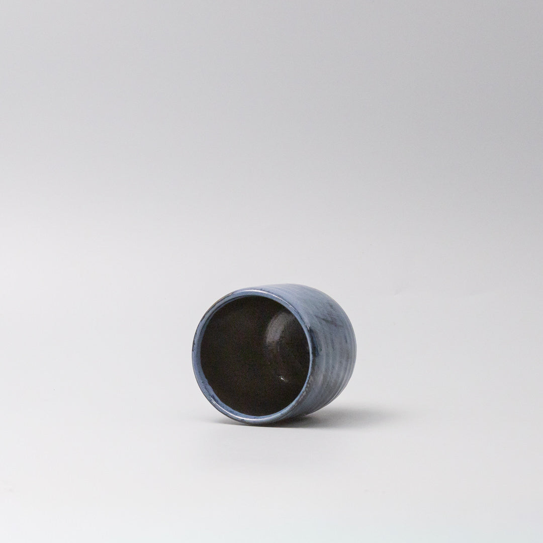Mug Yunomi 280ml Indigo Black Glaze - Image 4