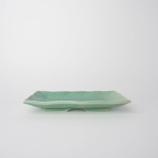 Plate Rectangular 22cm Celadon Glaze - Image 2