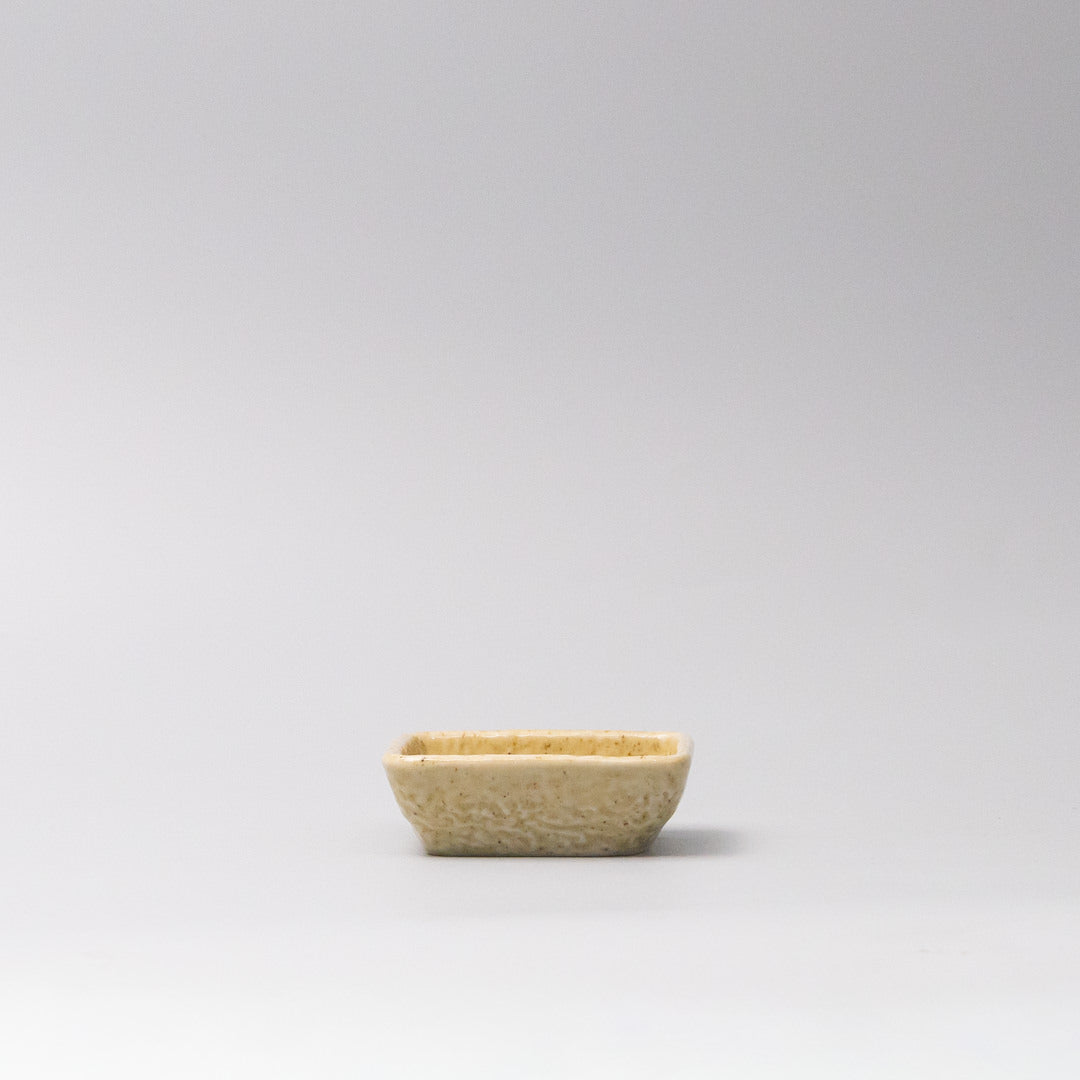 Sauce Dish Squared 8cm Biscuit Glaze - Image 4