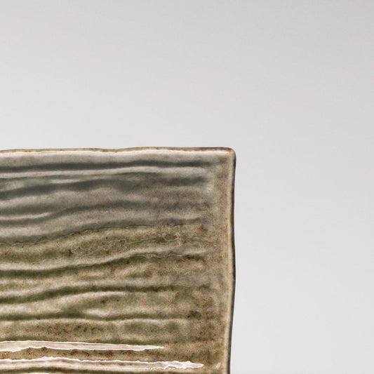 Plate Rectangular 33x10cm Sage Glaze - Image 2