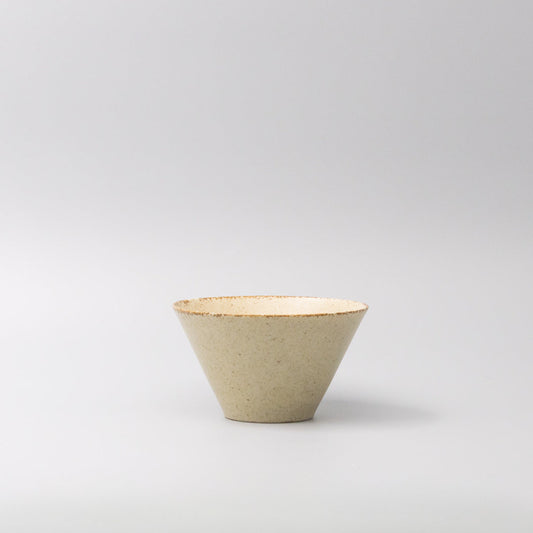 Bowl Fluted 13cm Sand Fade Glaze - Image 2
