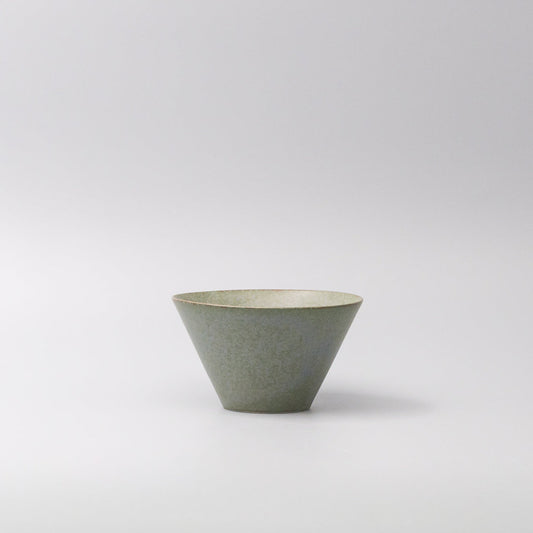 Bowl Fluted 13cm Green Fade Glaze - Image 2