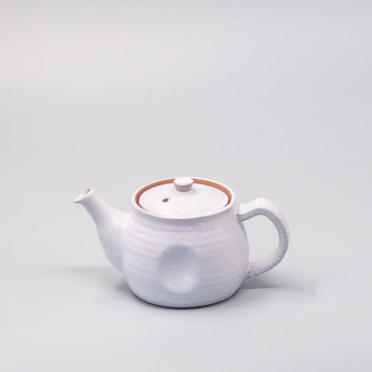 Teapot 300ml Speckled White Glaze - Image 2