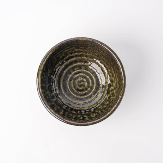 Udon Bowl 16cm Black Moss Glaze - Image 2