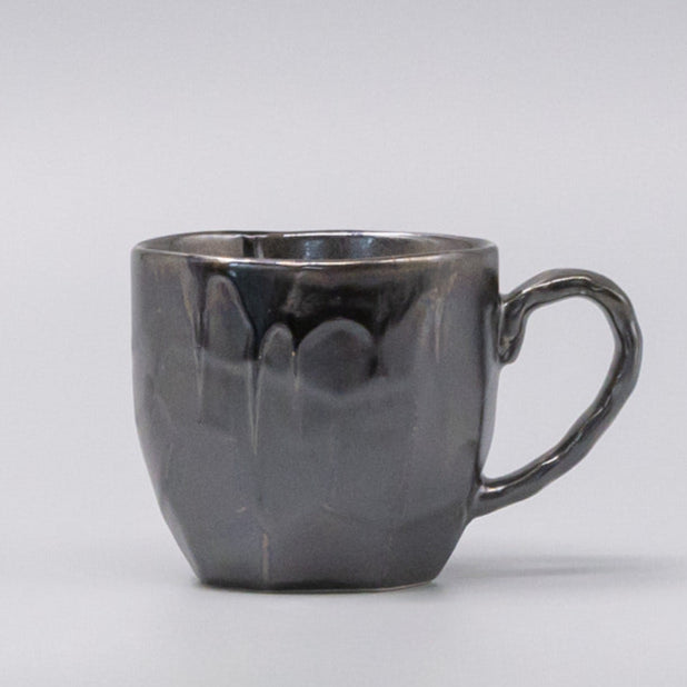 Mug in a Gift Box 260ml Black Drip Glaze - Image 4