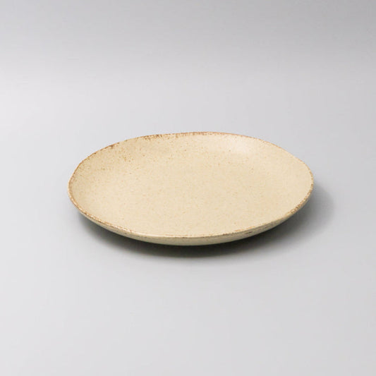 Plate Dinner Organic Shape 24cm Sand Fade Glaze - Image 2