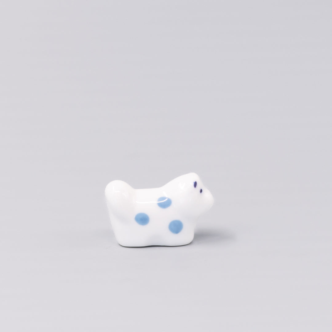 Chopstick Rest Shiba Dog White Blue - Image 2
