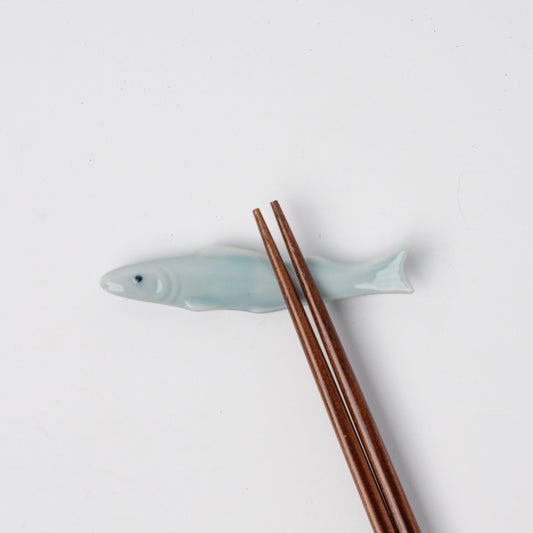 Chopstick Rest Ice Blue Mackerel - Image 2