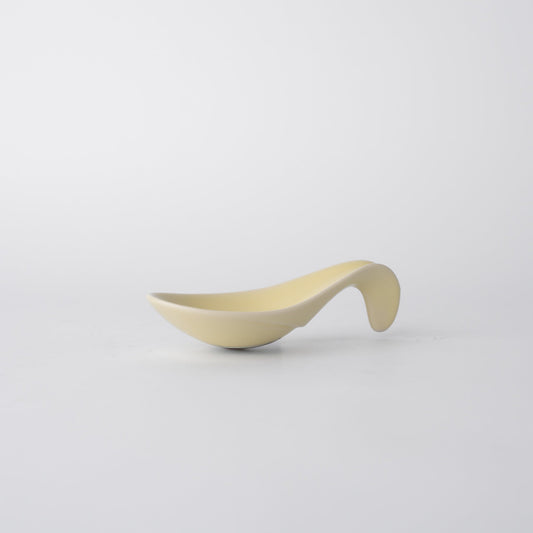 Tapas Spoon 12.5cm Buttermilk Glaze - Image 2