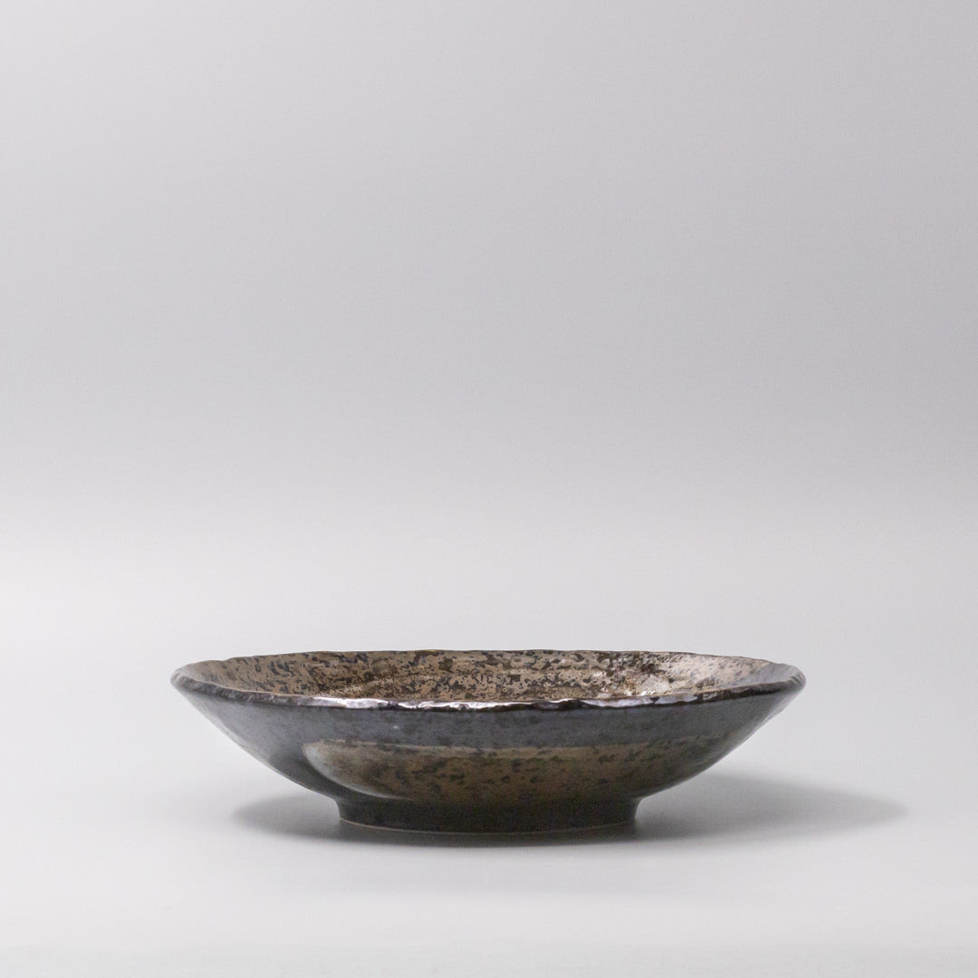 Bowl 24cm Brushstroke Black Glaze - Image 4