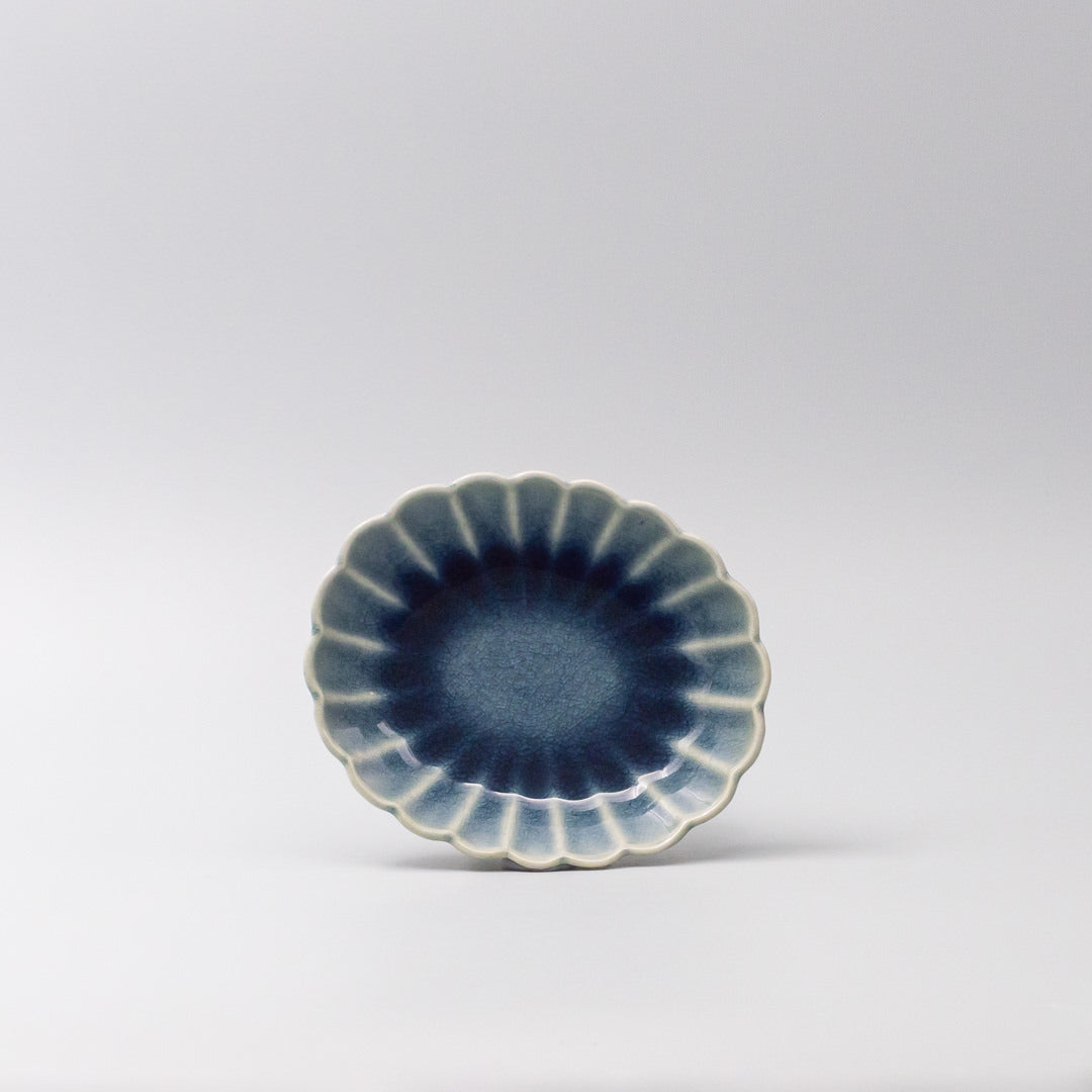 Bowl Oval 16cm Amane Sapphire Glaze - Image 4
