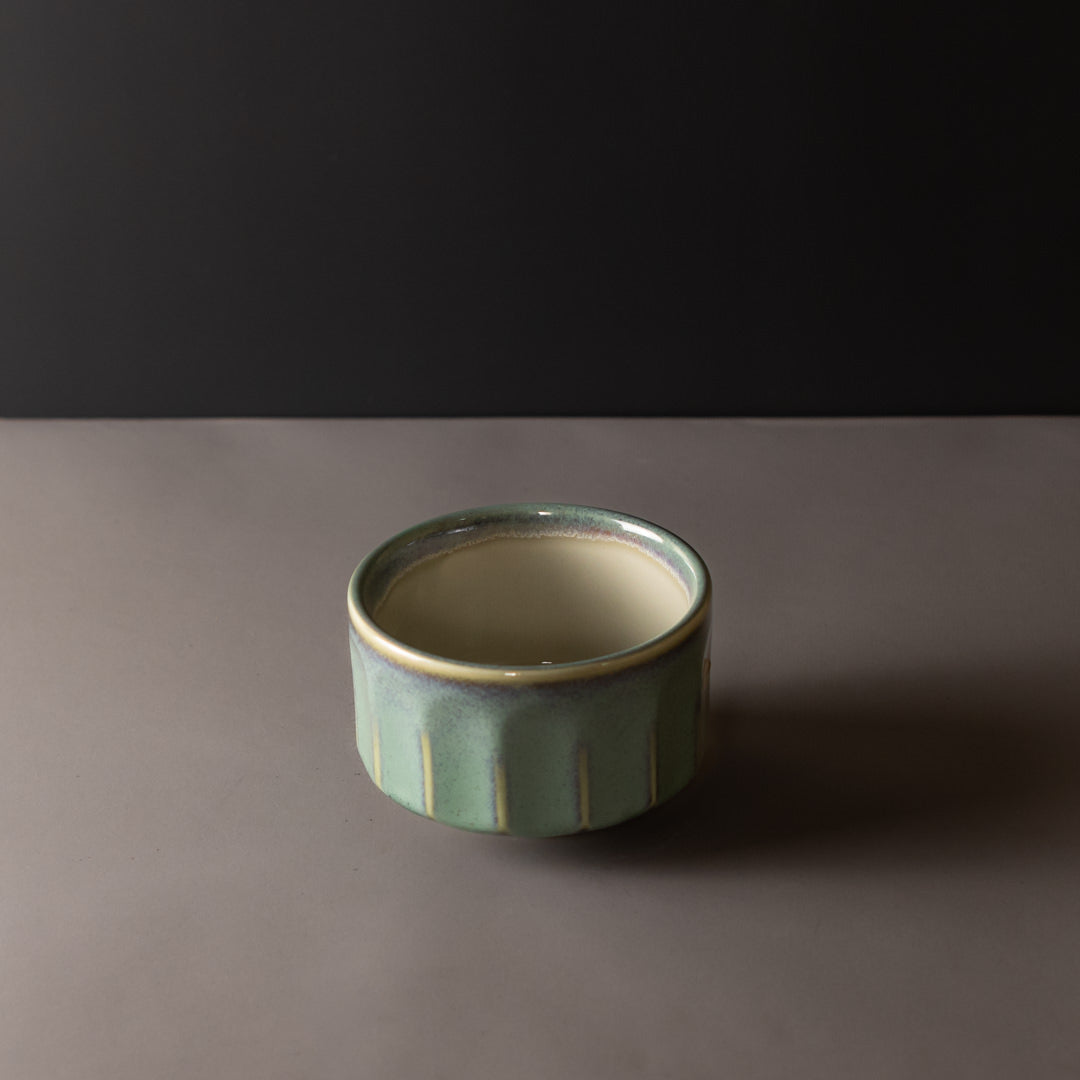 Matcha Tea Bowl 11cm Pale Green - Image 3