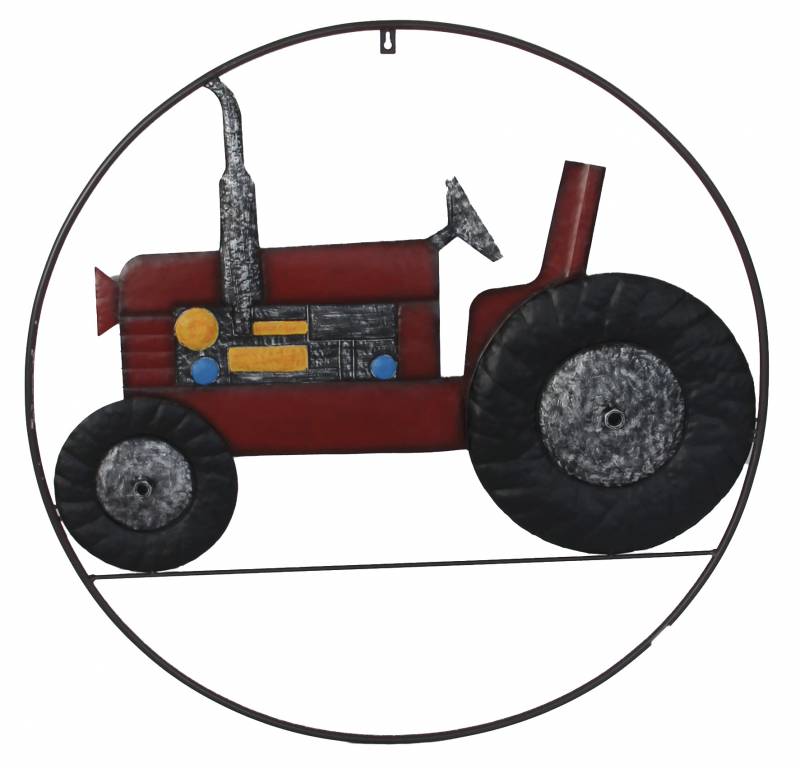 Welcome Tractor Wall Art 80cm
