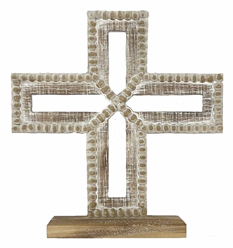 Set 2 Standing Cross 28x29cm