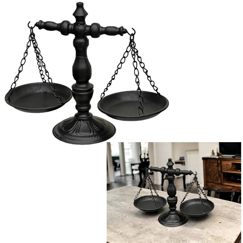 Vintage Scales Ormament 38x30cm - Image 2