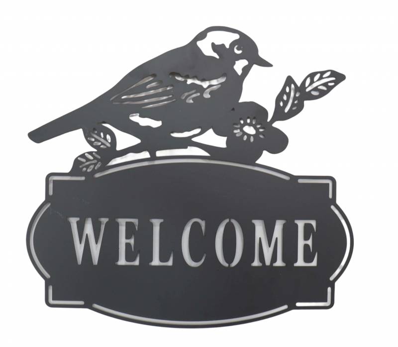 Welcome Bird Wall Art 34cm