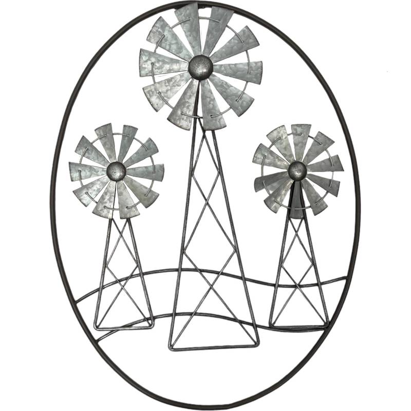 Windmill Trio Wall Art 61cm