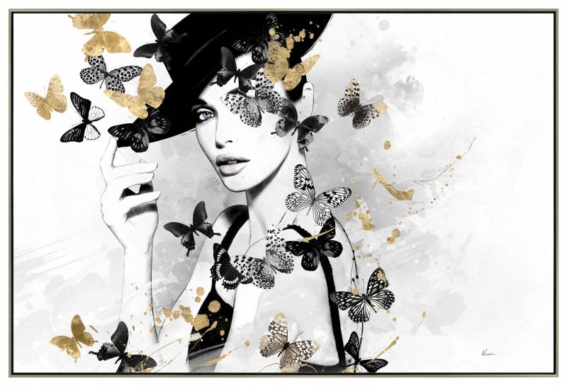 Lady Marita Framed Canvas 80cm
