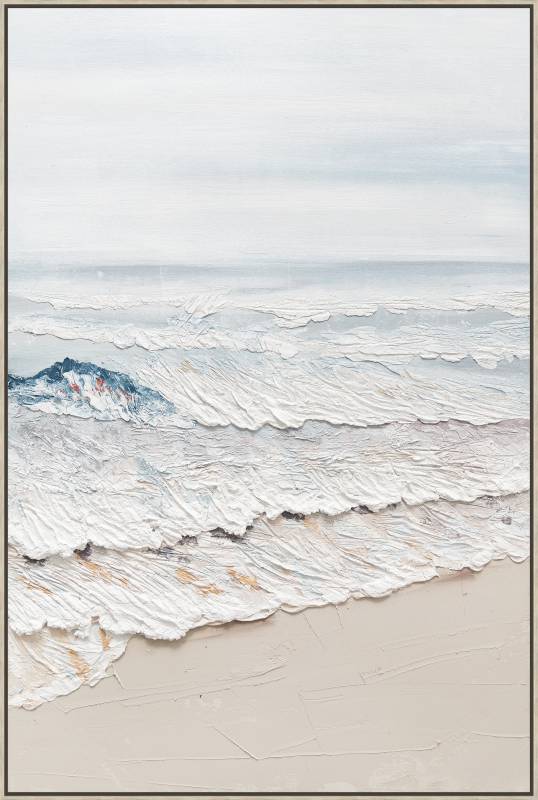 Brighton Beach Framed Canvas 120cm