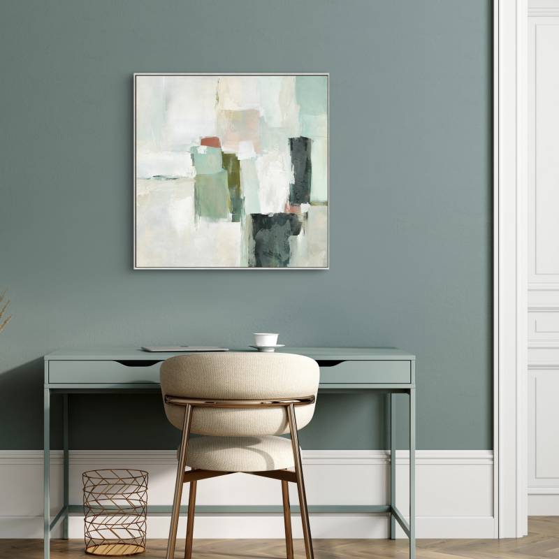 Infinite Green Abstract Artwork 80cm - Image 2