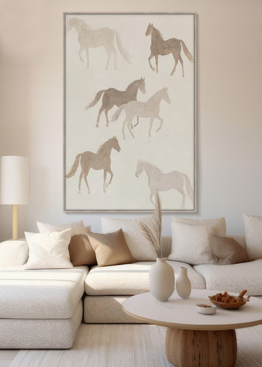The Muted Gallop Artwork 120cm - Image 2