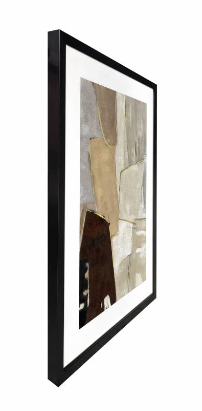 Annabella Abstract Artwork Framed w Glass Front 80cm - Image 2