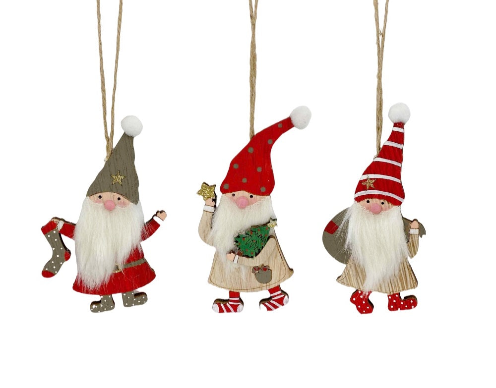 bulk 36 Xmas Hanging Santa 11cm