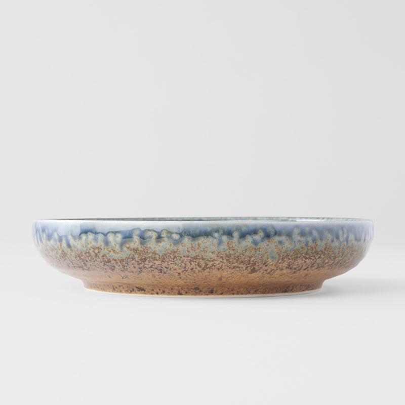 Plate High Rim 22cm Earth & Sky Glaze - Image 5