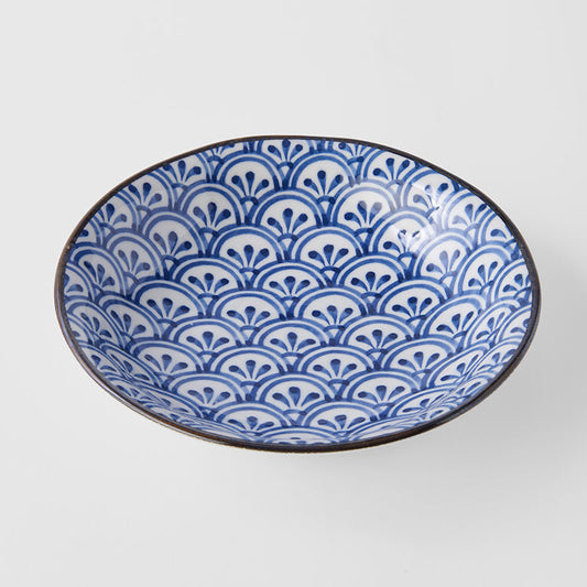 Pasta Bowl 20.5cm Petal Crest Design - Image 2
