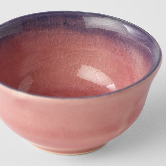 Sake Cup 5.3cm 30ml Momo Pink Glaze - Image 2