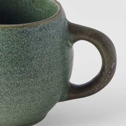 Maru Mug 300ml Forest Green Glaze - Image 2