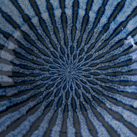 Bowl 24cm Indigo Drip Glaze - Image 2