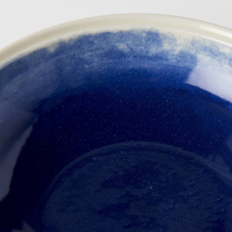 Pasta Bowl 21cm Ocean Blue Glaze - Image 3