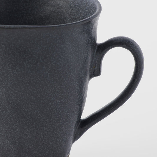 Wave Mug 270ml Black & Bisque Glaze - Image 2