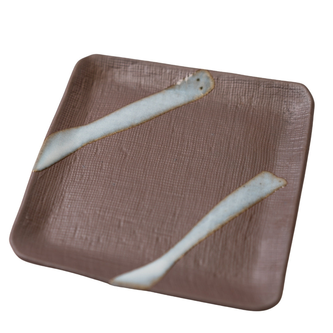 Saucer Apex 12.8cm Cloud Blue Bisque Glaze - Image 3