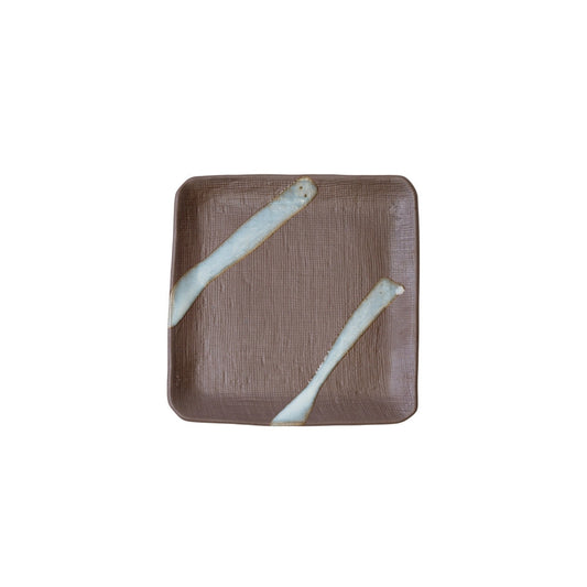 Saucer Apex 12.8cm Cloud Blue Bisque Glaze - Image 2