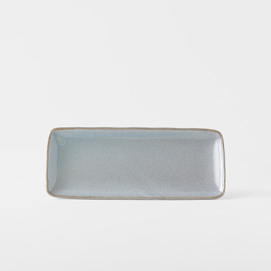 Sashimi Plate 29cm Steel Grey Glaze - Image 2