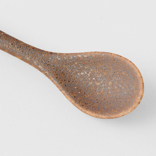 Spoon Small Bisque Indigo Shibori - Image 2