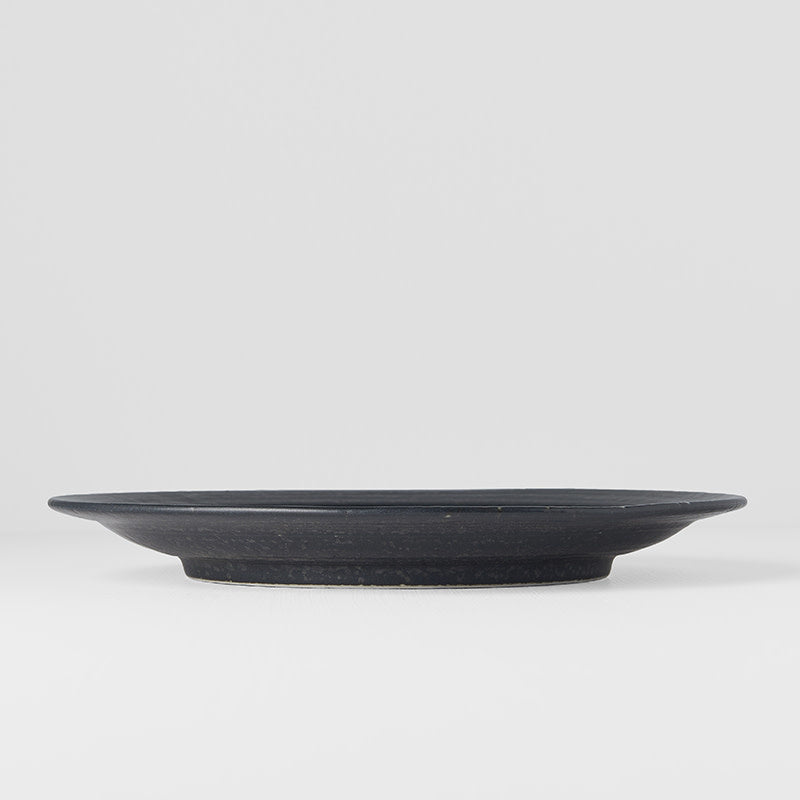 Dinner Plate 26cm Ibushi Black Glaze - Image 3